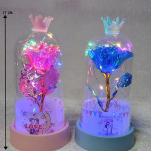Cute LED Light Rose Showpiece 14158